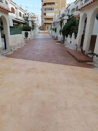 Hormigon impreso calles