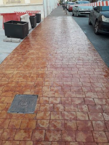 Hormigon impreso de Pavimentos Guillamon