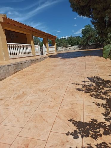 Suelo de hormigón impreso