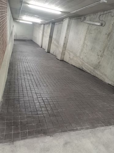Hormigón impreso garaje